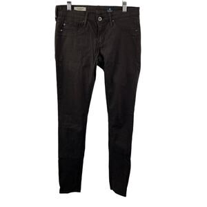 AG Adriano Goldschmied The Legging Super Skinny Jeans Brown Low Rise USA 26R
